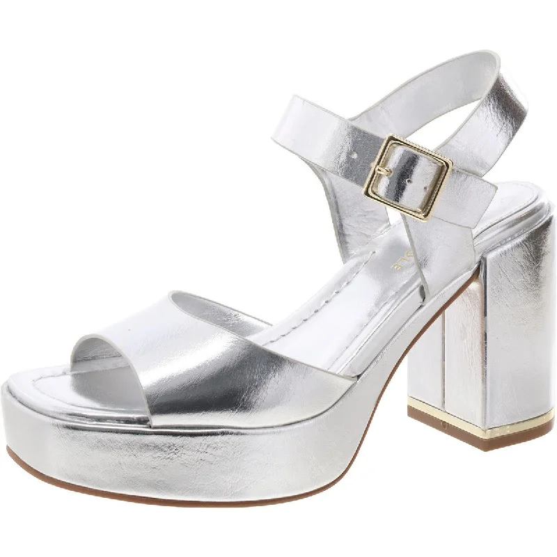 Fashion Sale Darla Womens Faux Leather Metallic Slingback Sandals