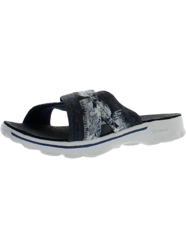 navy/white flower