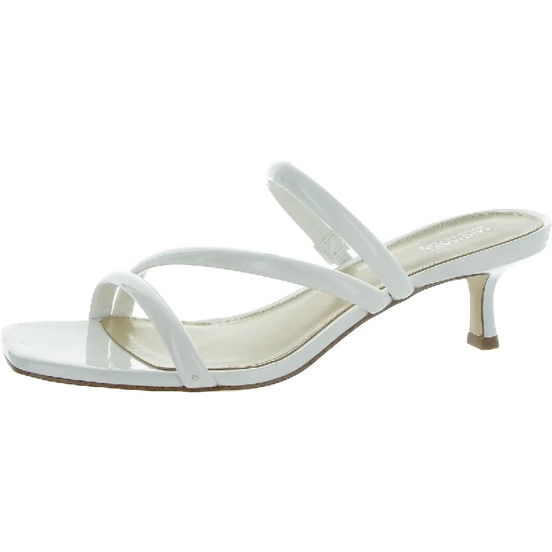 Streetwear-Inspired Footwear Womens Slip On Square Toe Strappy Sandals