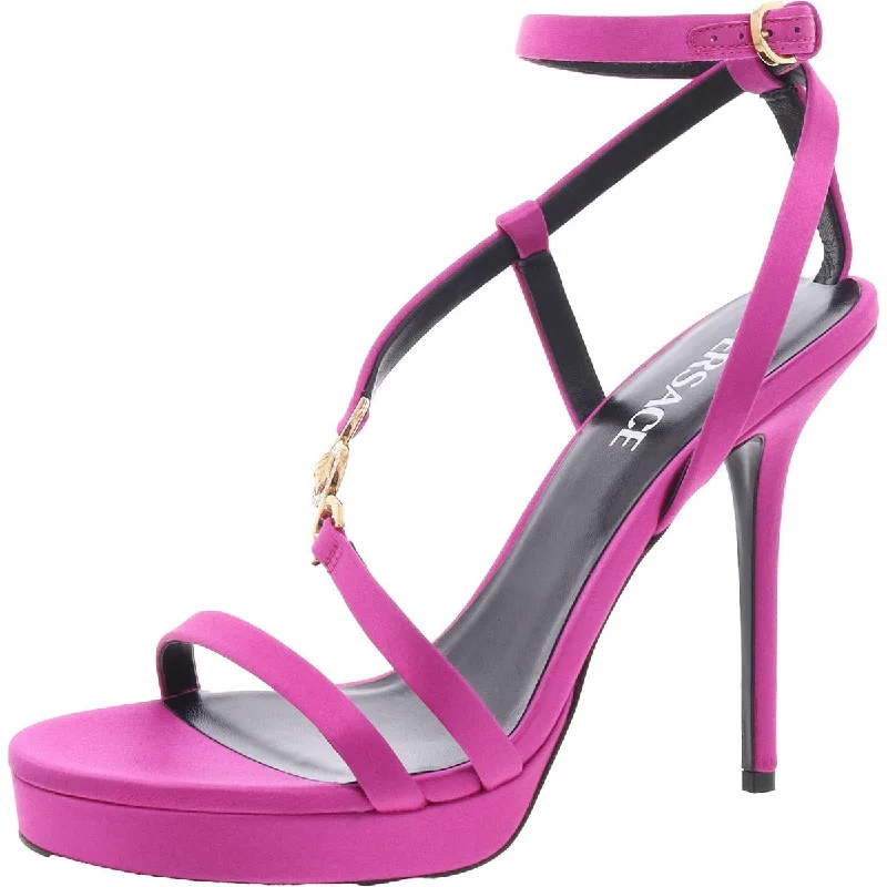 Urban Style Promotions Womens Satin Logo Heels