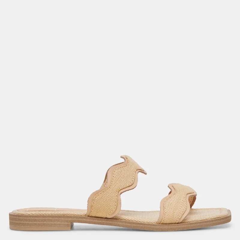 Sustainable Fashion Extravaganza Ilva Sandals Lt Natural Raffia