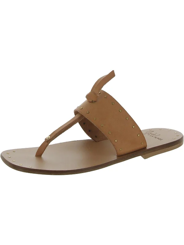 Budget-Friendly Fashion Baeli Womens Leather Thong Slide Sandals