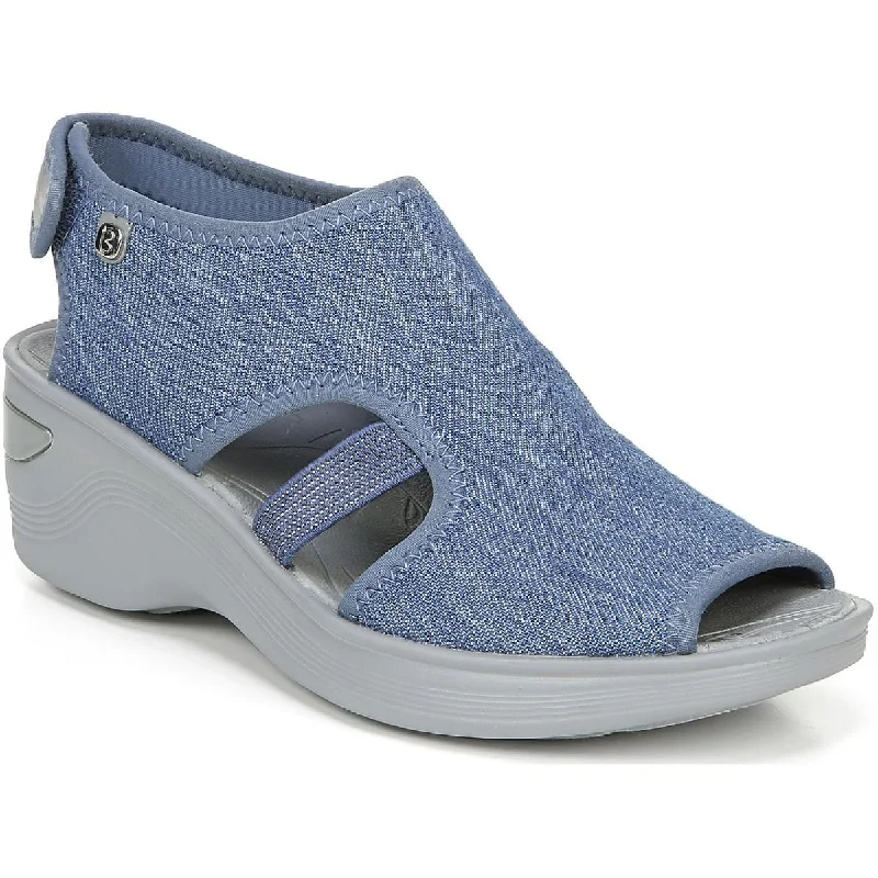 Comfortable Breathable Running Shoes Dream Womens Woven Peep Toe Wedges