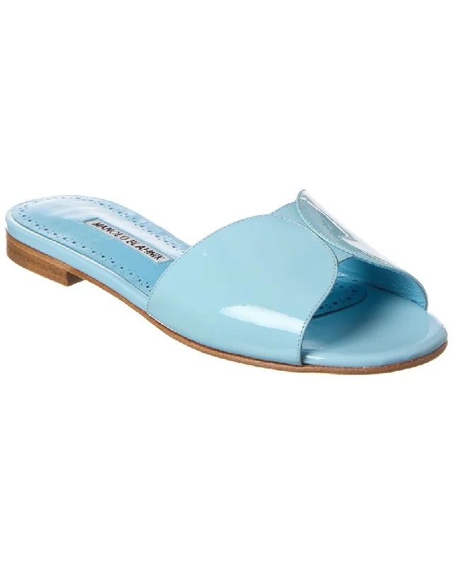 Flash Sale Starts Manolo Blahnik Houramu Patent Sandal