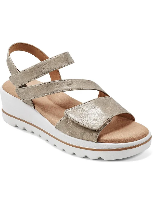 Effortless Slip-On Shoes Shirley Womens Faux Leather Slingback Sandals