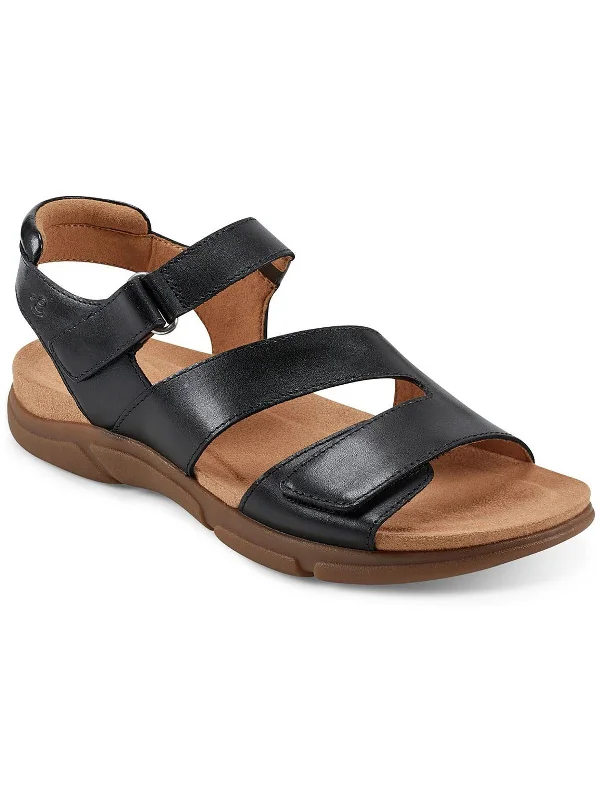 Vintage-Modern Style Offers MAVEY Womens Leather Self Closing Straps Strappy Sandals