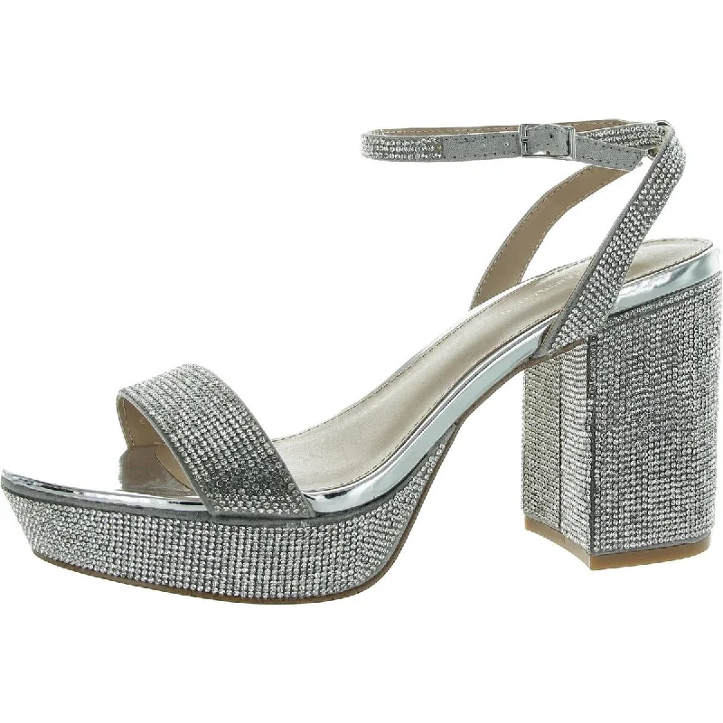 Budget Saver Pristal Womens Slip On Ankle Strap Platform Sandals