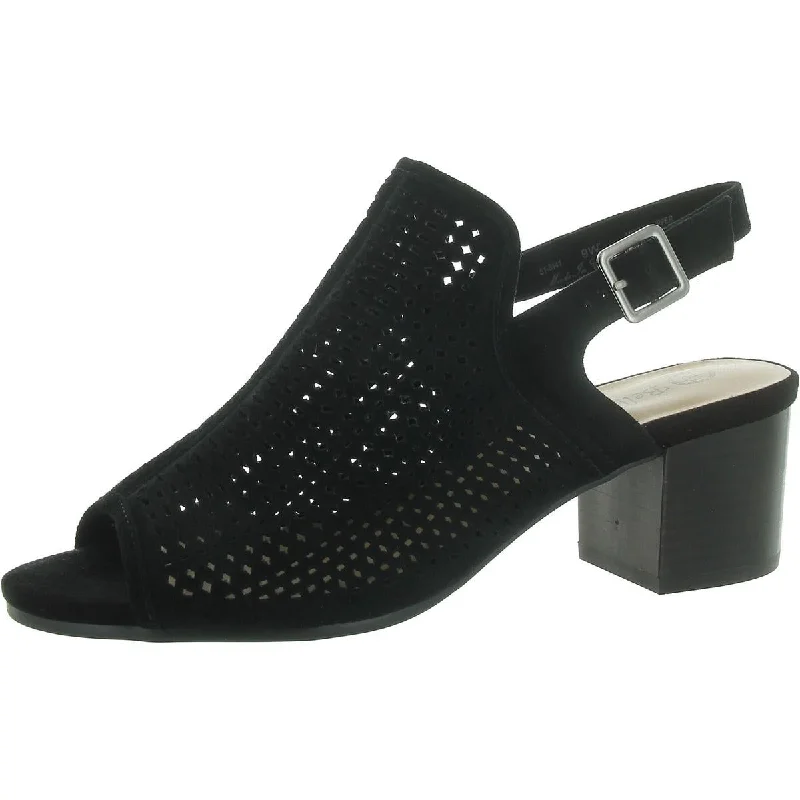 End Of Season Sale Emmalyn Womens Suede Slingback Heels