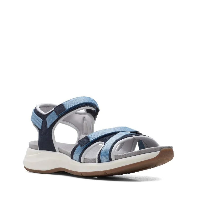 Boutique Styles Clarks Solan Drift Riptape Sandals