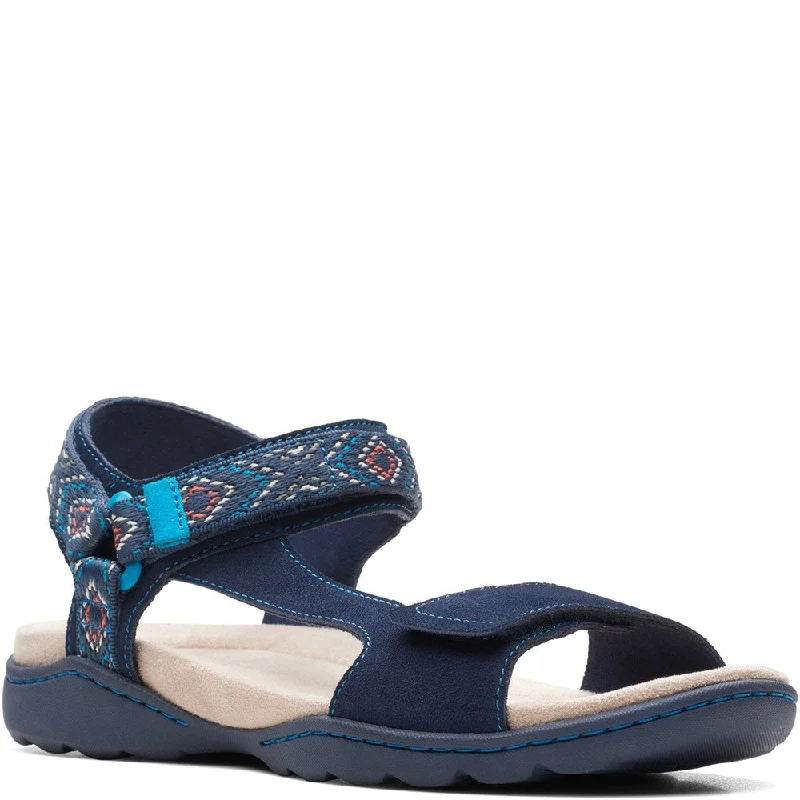 Dive Into Trendy Styles Clarks Amanda Step Riptape Sandals