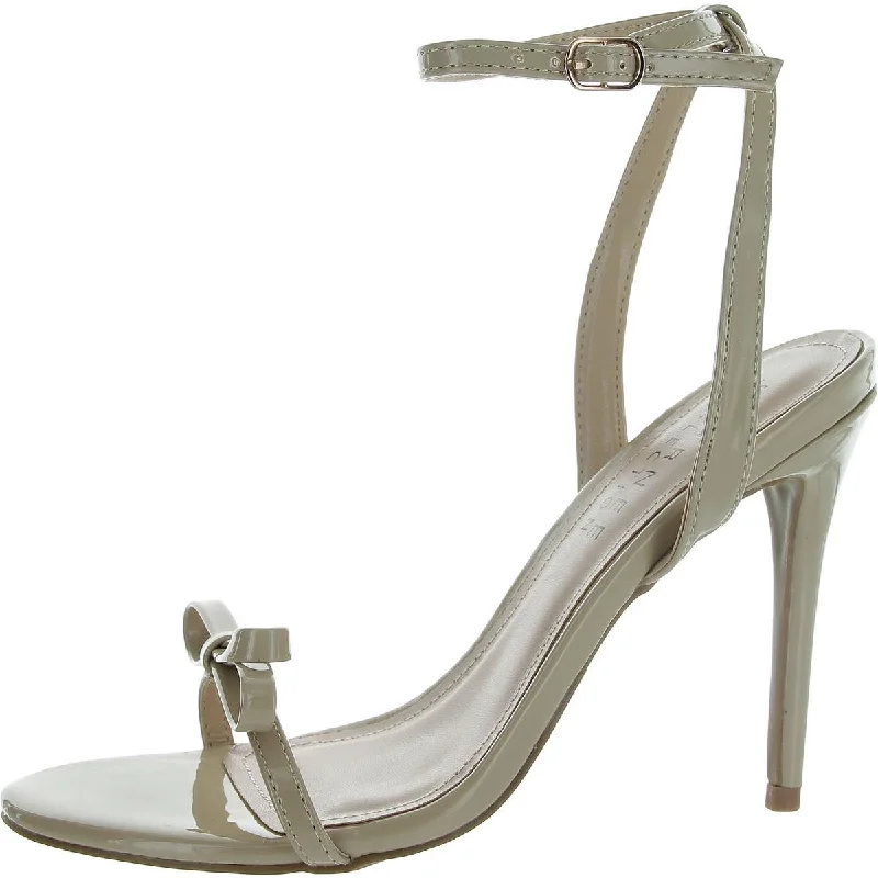 Comfortable Slip-On Shoes Womens Stiletto Open Toe Ankle Strap
