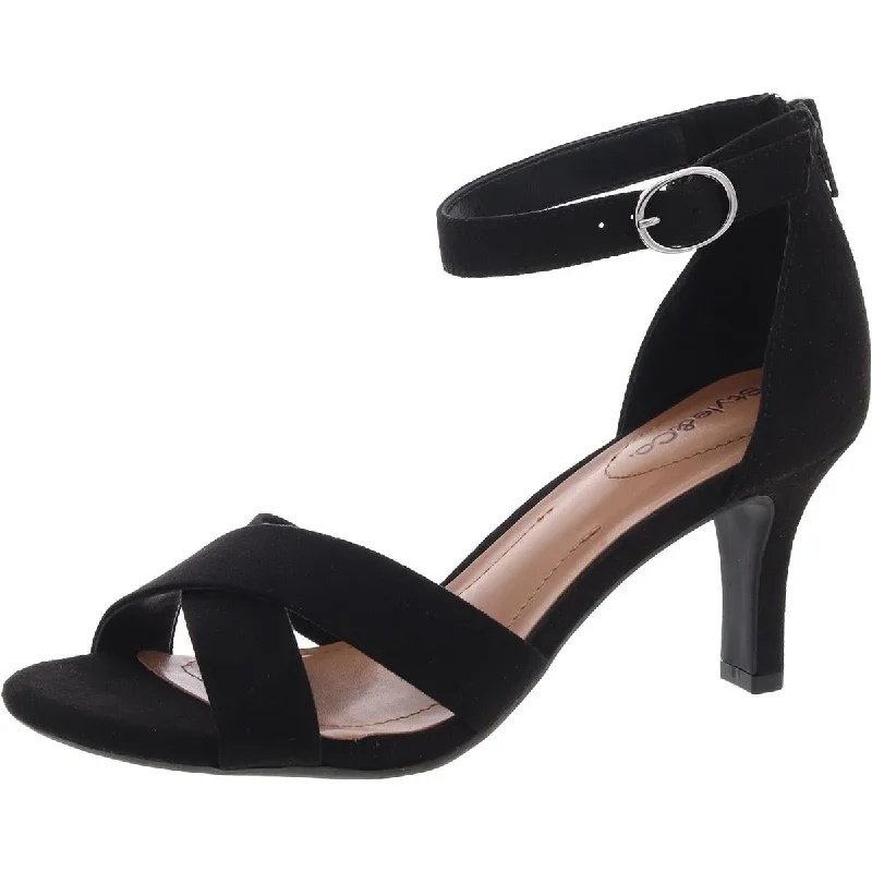 Modern Running-Style Shoes Priyaa Womens Faux Suede Padded Insole Heels