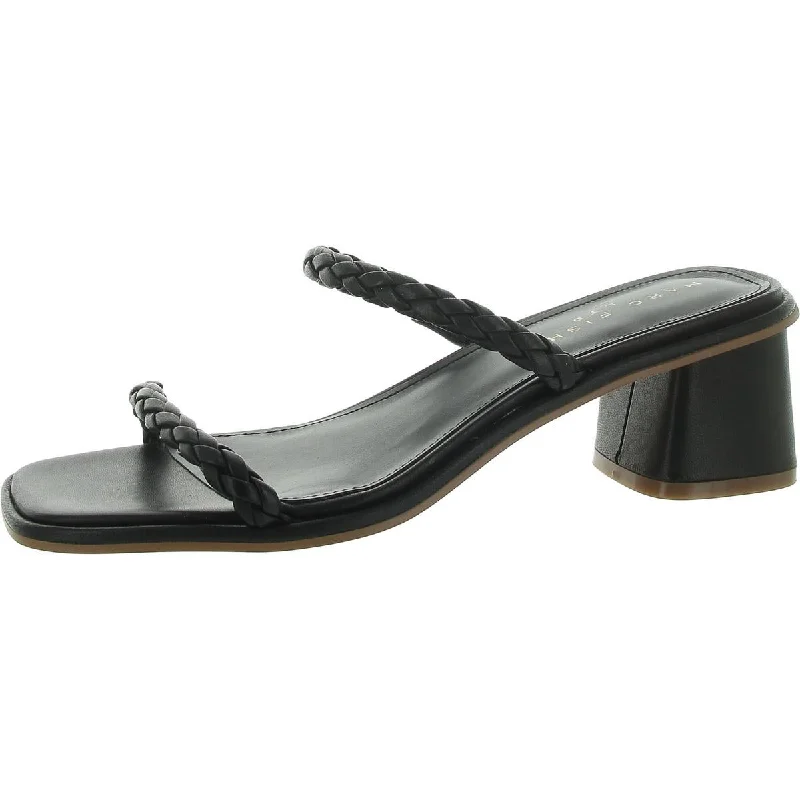 Unbeatable Prices Thoral Womens Leather Square Toe Slide Sandals