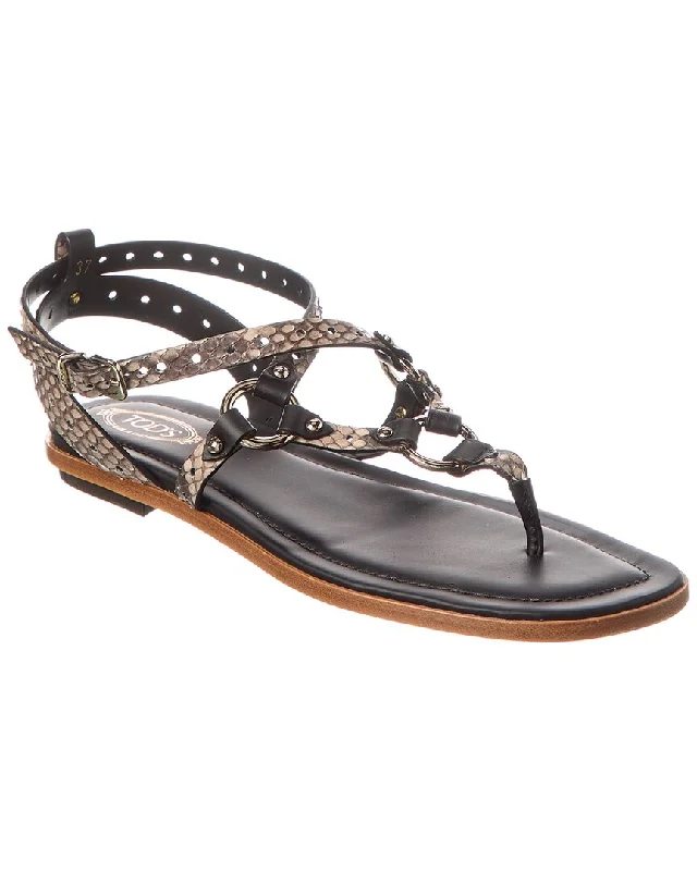 Fashion Frontiers TOD’s Leather Sandal