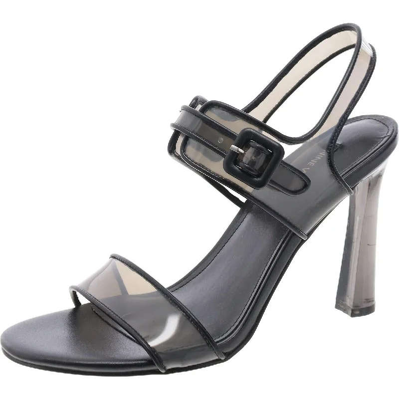 Must-Have Boots Sale Lucile Womens Buckle Transparent Ankle Strap