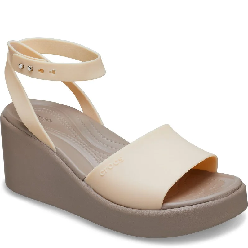 Day To Night Styles Crocs Brooklyn Ankle Strap Wedge