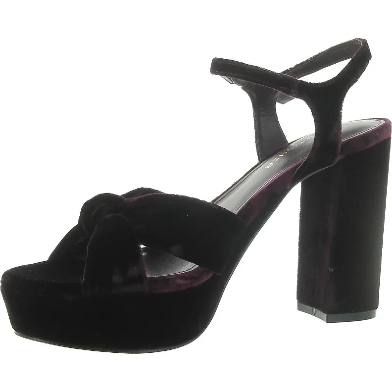 All-Day Comfort Shoes Sale Marc Fisher Womens Velvet Buckle Platform Sandals
