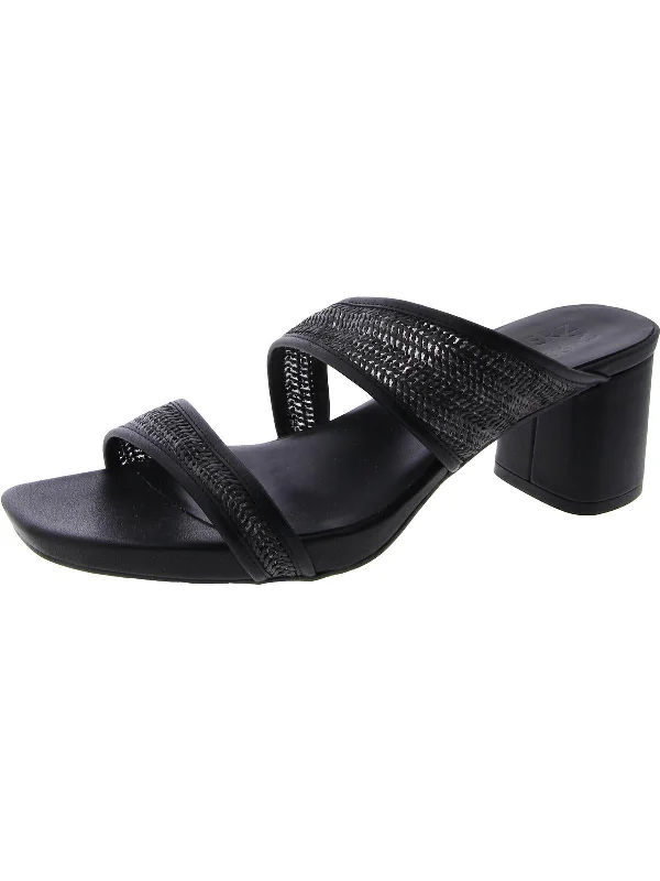 Save Big Inez 2 Womens Faux Leather Slip On Heels