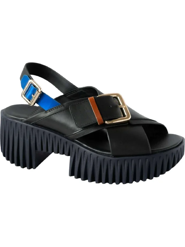 Hot Trends Women's Plia Juno Sandal In Black