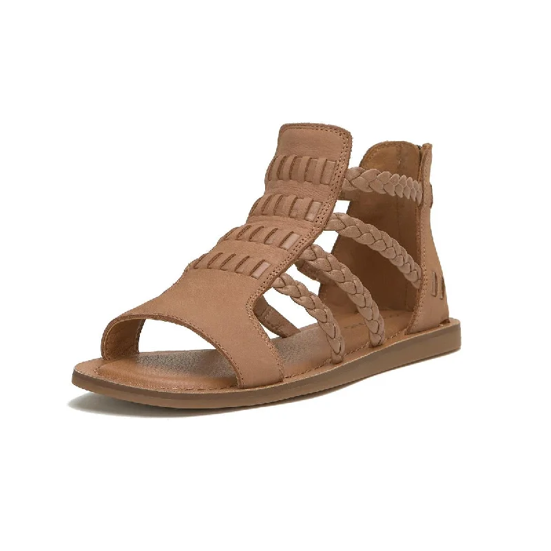 Lightweight Walking Shoes Offers Biretta Womens Leather Braided Gladiator Sandals