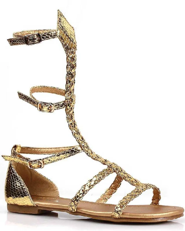 Trendy Flats Sale Gold Cairo Girls Sandals