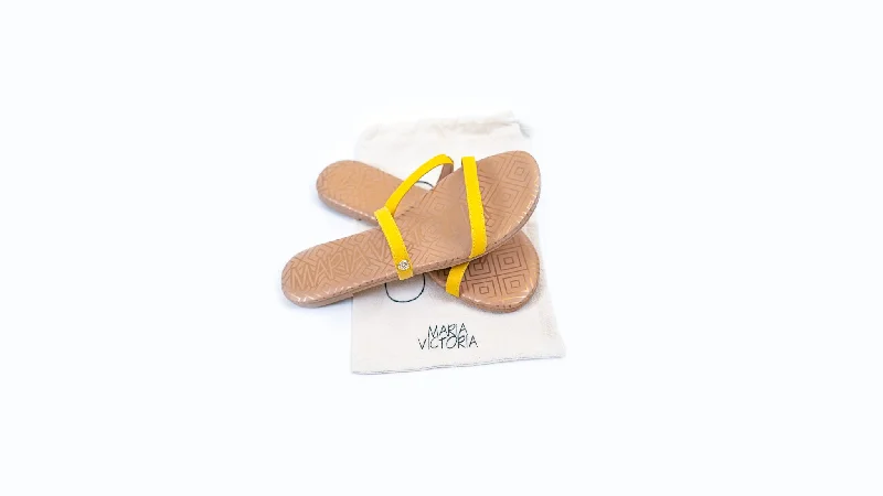 Durable Dress Shoes Promotion Maria Victoria | Pauline Sandal | Yellow