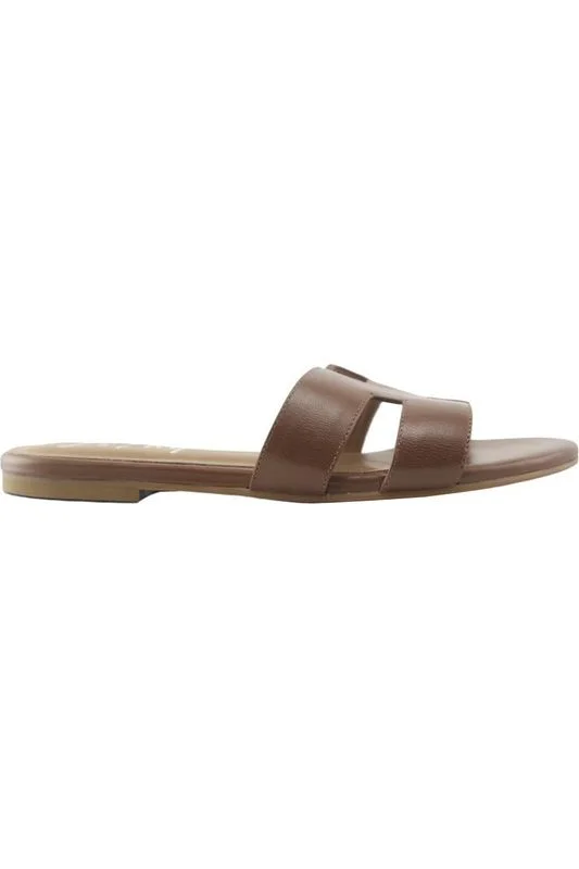 Limited-Time Shoe Deals Cognac Alibi Genuine Leather Sandals