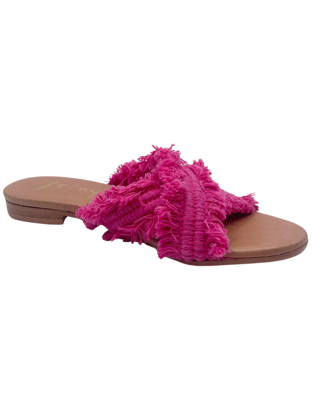 Soft Cushion Shoes Discount Fuchsia Linen Meredith Sandals