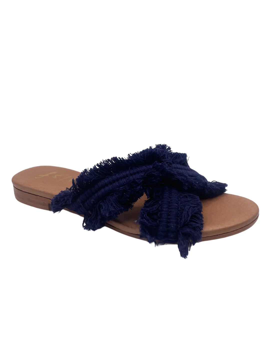 Travel-Friendly Footwear Promotion Navy Linen Meredith Sandals