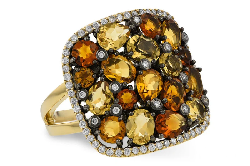 Limited-Time Offer On Premium Jewelry Collections Allison Kaufman Shades of Yellow Ring