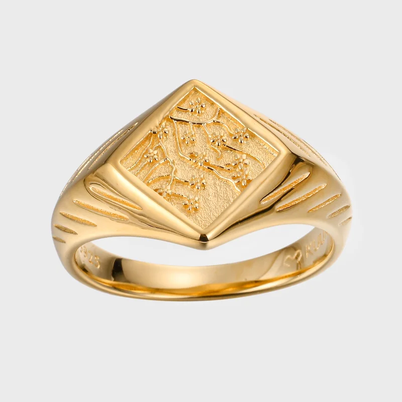 Elegant Jewelry At Unbeatable Offers – Shop Before It's Gone Almond Blossom - Gold Rhombus Ring Elegant Jewelry At Unbeatable Offers – Shop Before It's Gone Almond Blossom - Gold Rhombus Ring