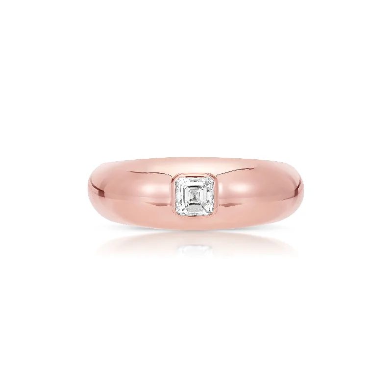 Exclusive Jewelry Discounts – Shop Now For Savings Asscher Dome Ring