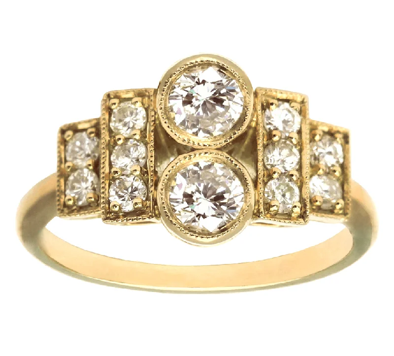 Accessorize For Less – Luxury Jewelry At Affordable Prices Charlotte Art Deco Diamond Ring