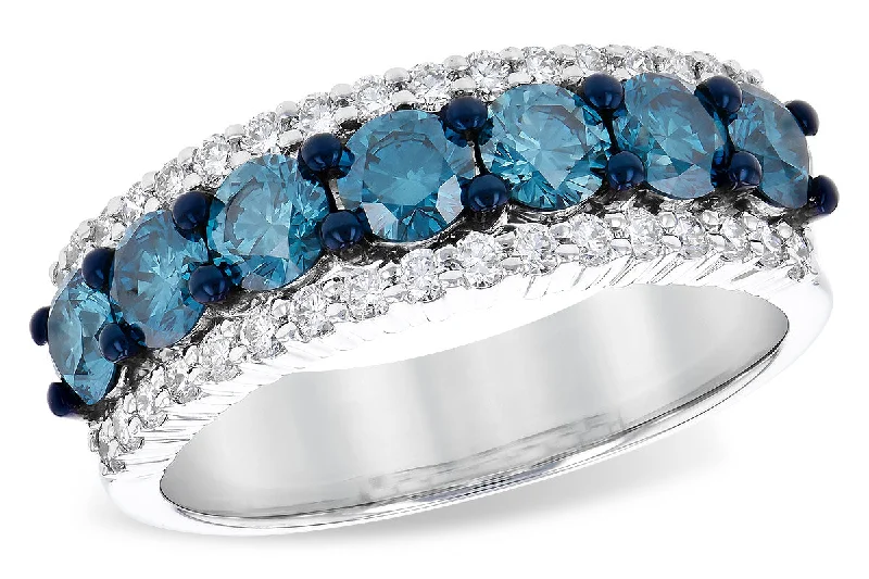 Bohemian-Inspired Jewelry For Free-Spirited Fashion Allison Kaufman Blue Diamond Band