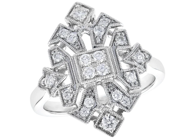 Fashion-Forward Jewelry At Exclusive Discounts Allison Kaufman Gerometric Art Deco Ring
