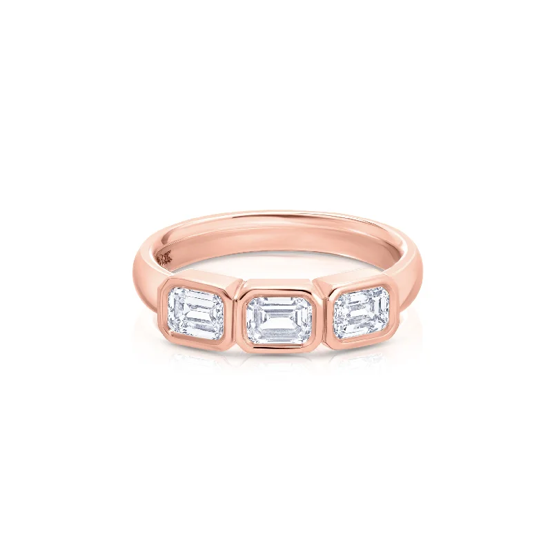 Get Ready To Sparkle – Special Jewelry Discounts Emerald Trio Pinky Ring