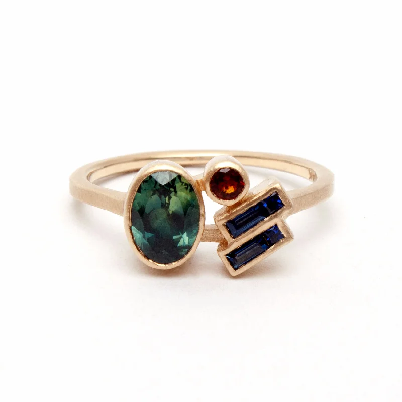 Trending Jewelry Styles Now At Limited-Time Discounts Laetus ring - Teal Sapphire