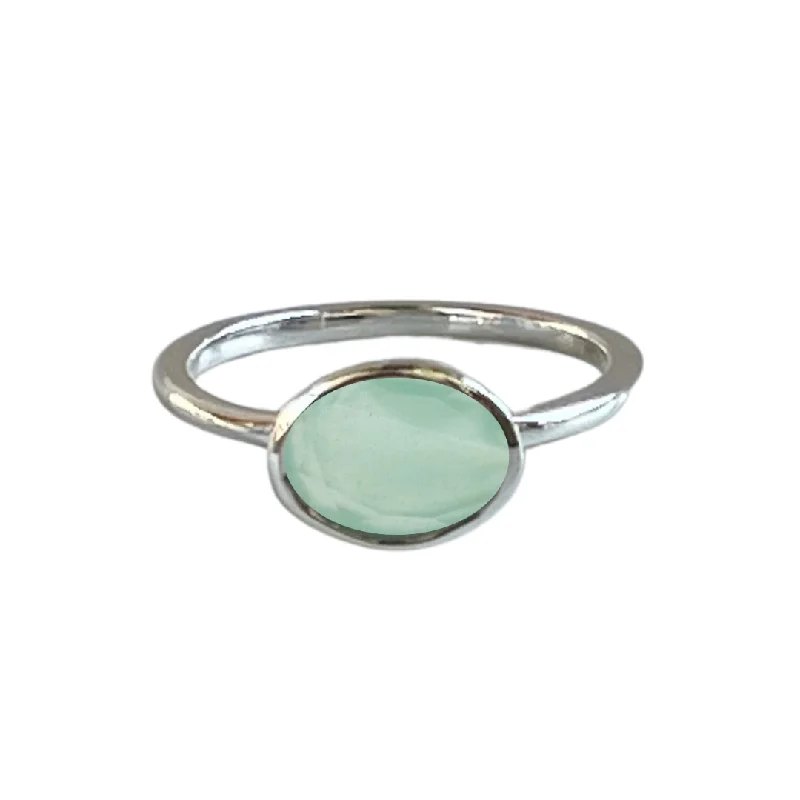 Don't Miss Our Biggest Jewelry Sale Of The Season Mila Ring in Chalcedony in Silver