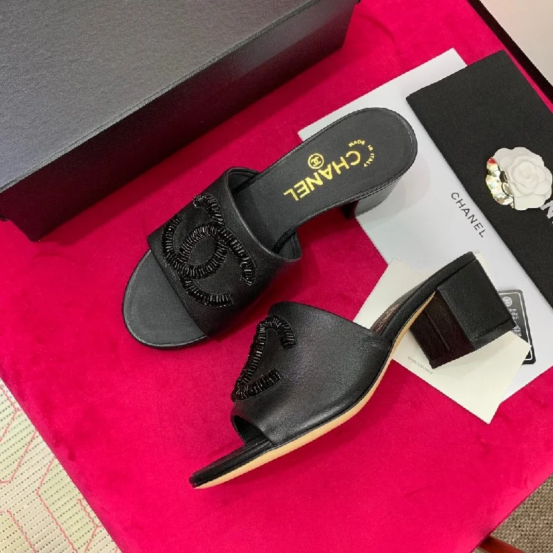 Effortless Slip-On Shoes Chanel Sandals