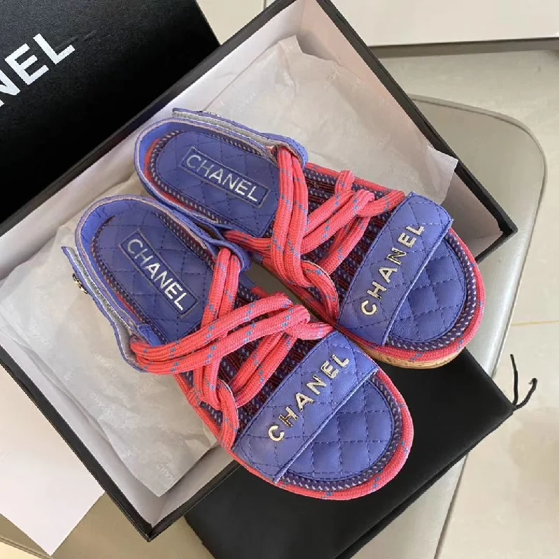 Women's Everyday Flats Chanel Sandals