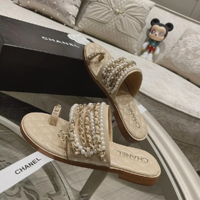 Women's Breathable Flats Chanel Sandals