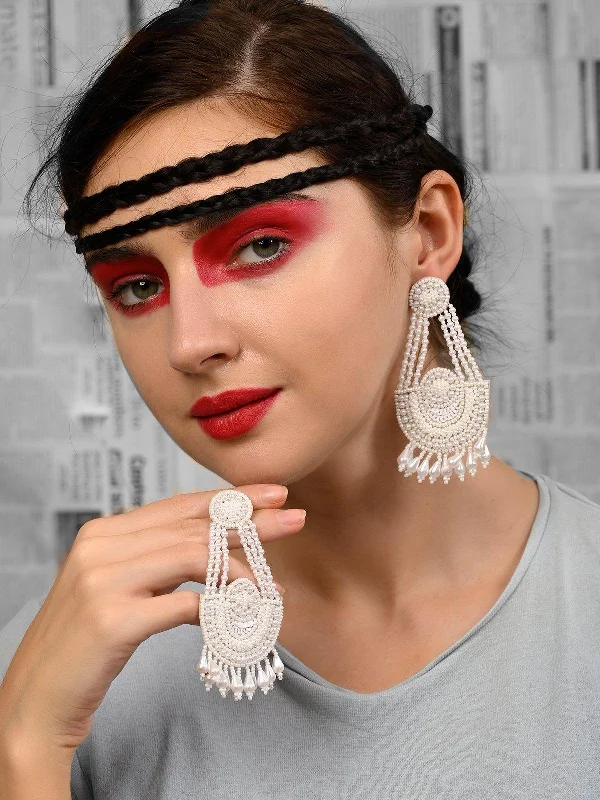 Shop Stylish Jewelry Now And Save Big Odette Women White Metal Earring