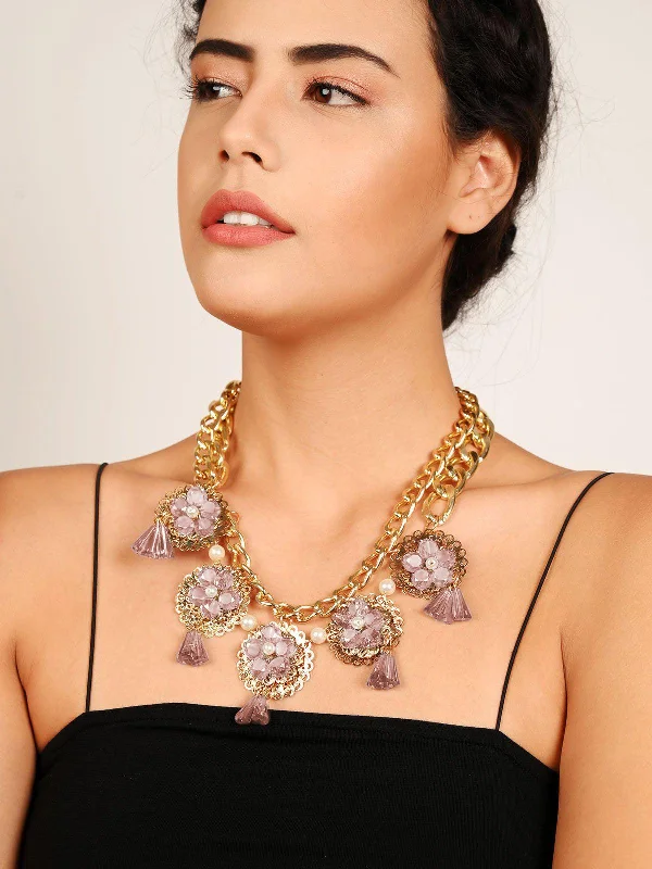 Trending Jewelry Now Available At Exclusive Prices Odette Women Clear Metal Necklace Trending Jewelry Now Available At Exclusive Prices Odette Women Clear Metal Necklace