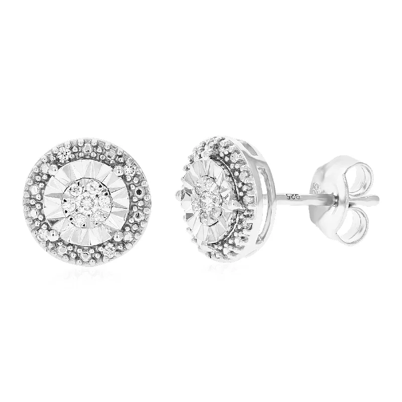 Celebrate With Sparkle – Jewelry Sale Now Live 1/8 cttw 26 Stones Round Lab Grown Diamond Studs Earrings .925 Sterling Silver Prong Set 1/3 Inch Celebrate With Sparkle – Jewelry Sale Now Live 1/8 cttw 26 Stones Round Lab Grown Diamond Studs Earrings .925 Sterling Silver Prong Set 1/3 Inch