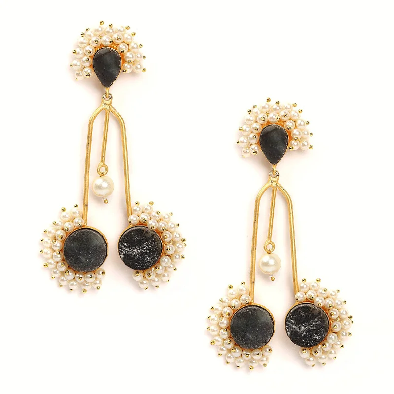 Special Sale On Handcrafted Jewelry – Shop Today Druzy Stone Handmade Beaded Matt Golden Big Earrings Special Sale On Handcrafted Jewelry – Shop Today Druzy Stone Handmade Beaded Matt Golden Big Earrings