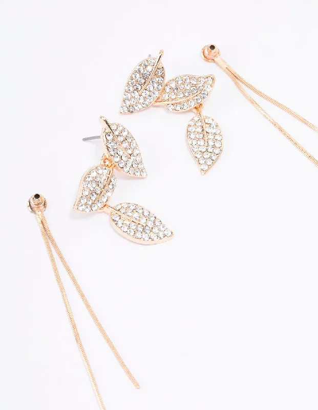 Jewelry Deals That Outshine The Rest Gold Leafy Trail Drop Earrings