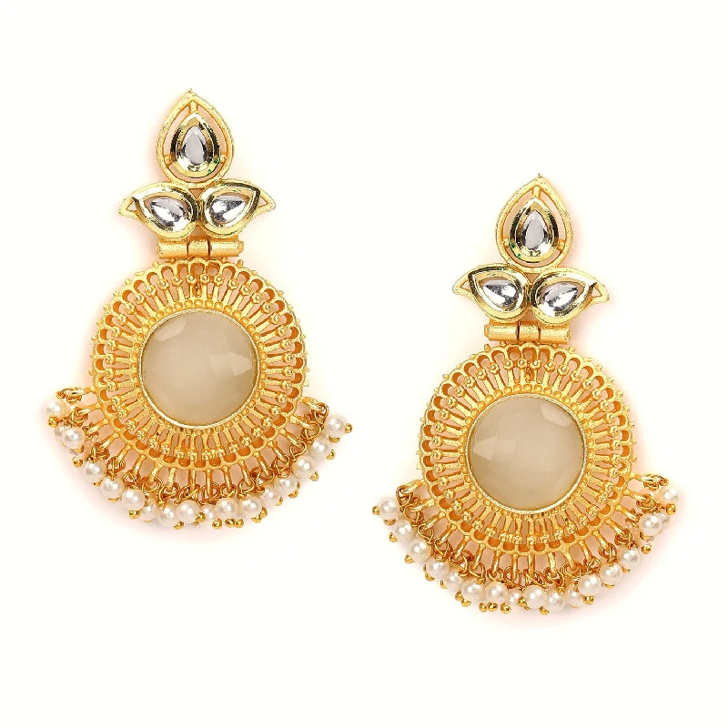 Luxury Meets Affordability – Jewelry Sale Now Live Gold-plated Kundan Stone Bali