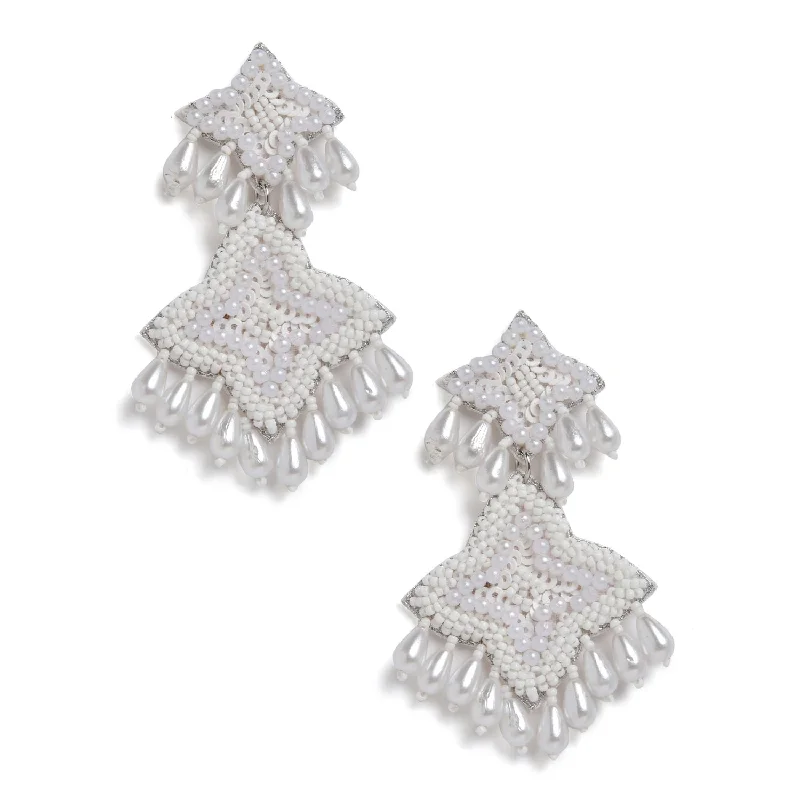 Sparkle More For Less – Jewelry Sale Happening Now Pearl And Bead Drop Earrings