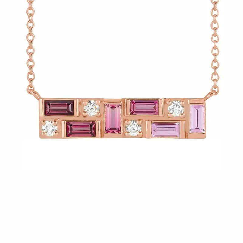 Your Dream Jewelry At Dream Prices Diamond & Multicolor Gemstone Necklace