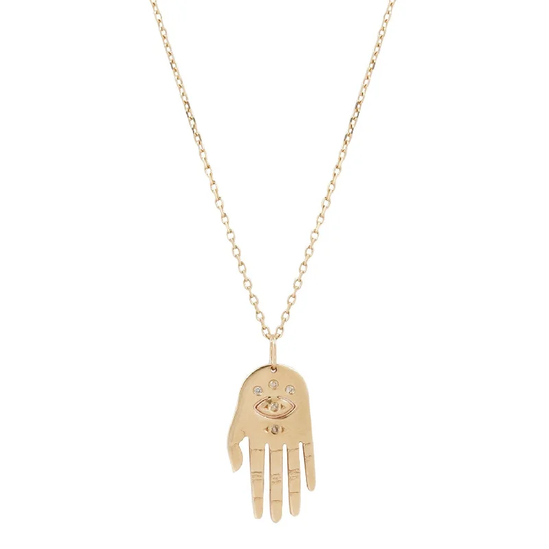Timeless Beauty, Unbeatable Deals – Jewelry Sale On Medium Dharma Hand Necklace